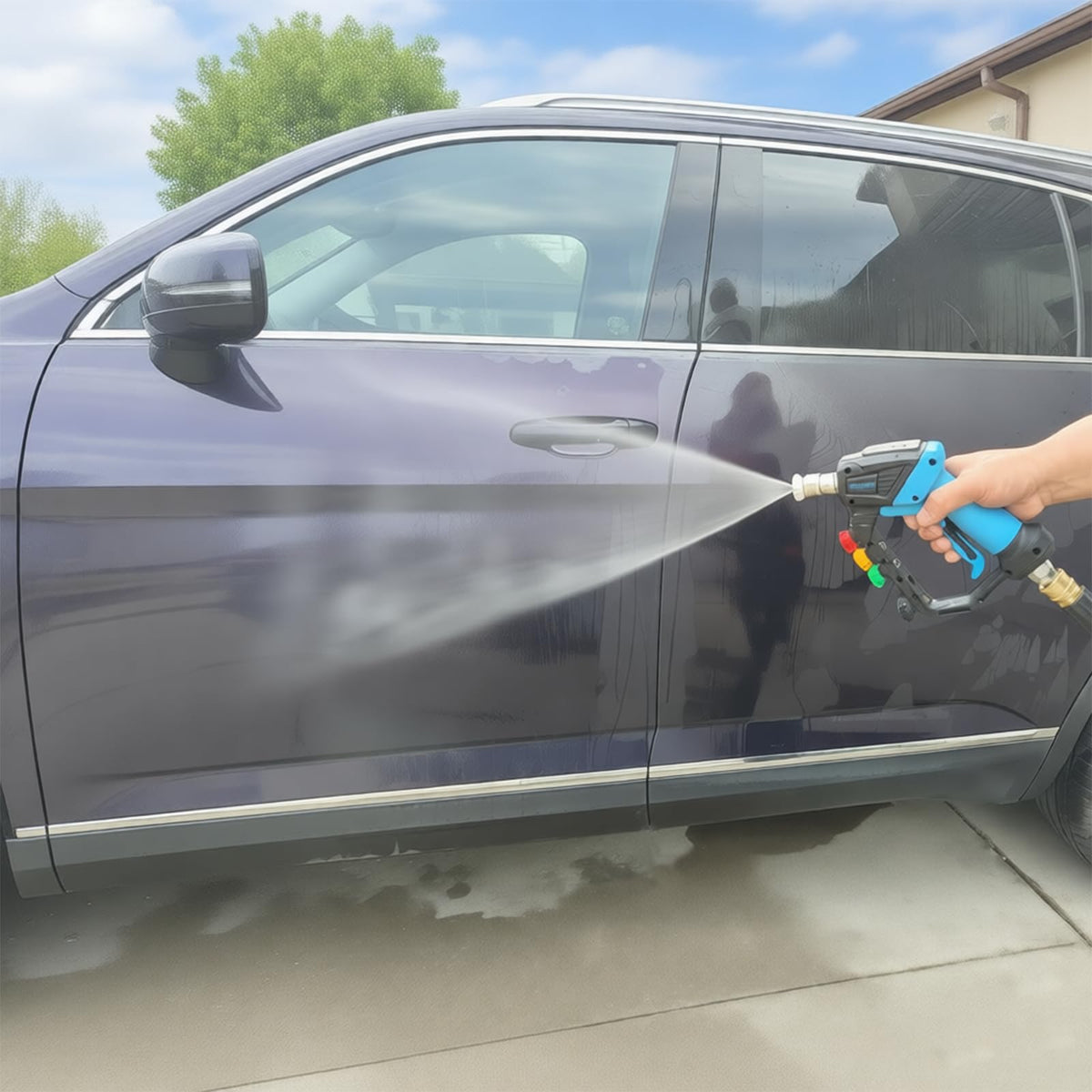 GDHXW ergonomic grip reduces hand fatigue during long cleaning sessions