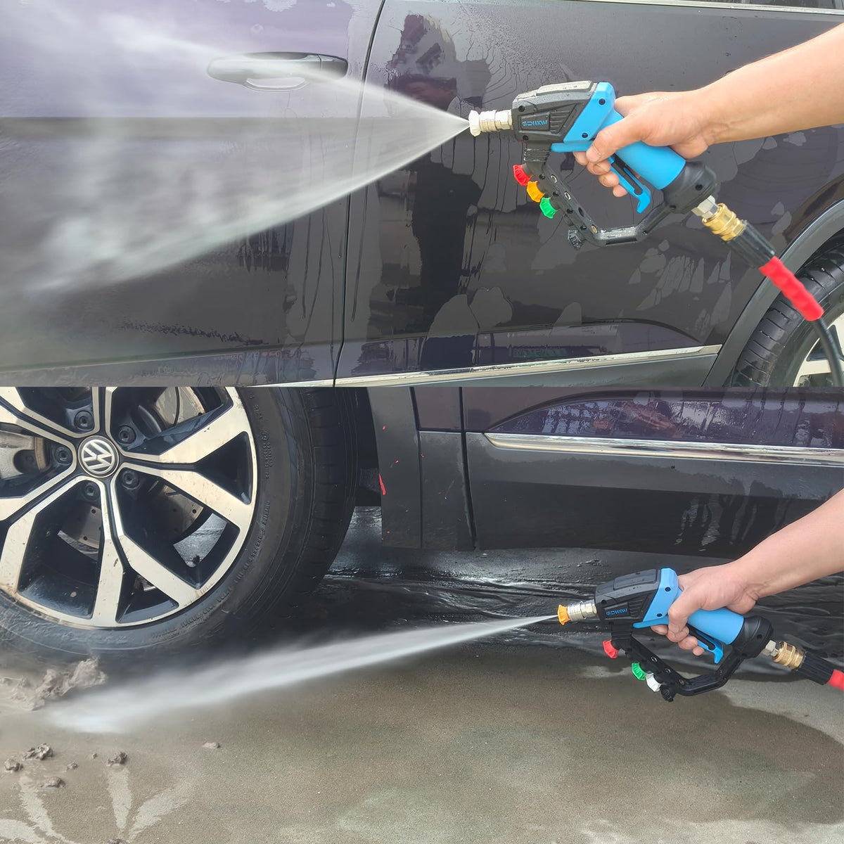 GDHXW quick-connect system simplifies hose and accessory attachment.