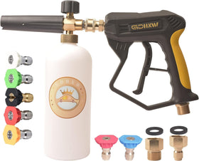 GDHXW X-887 foam cannon for car washing delivers rich suds for a deep clean