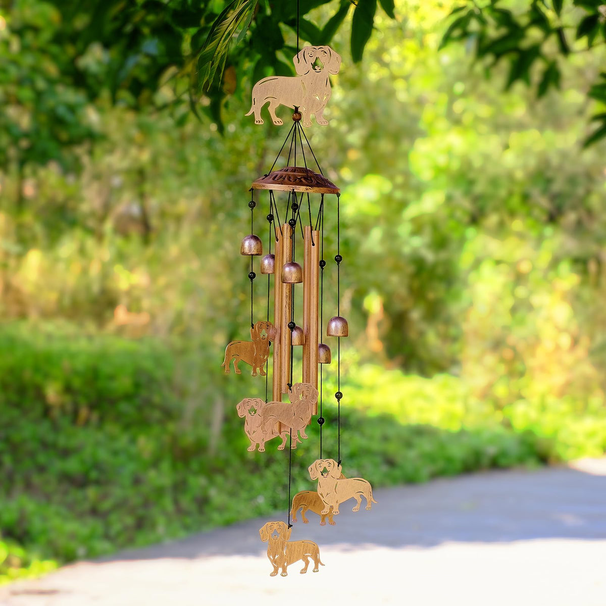 GDNSFIT dachshund wind chimes make thoughtful memorial or memory-gift choices