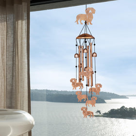GDNSFIT dachshund wind chimes are painted and weather-resistant for lasting beauty