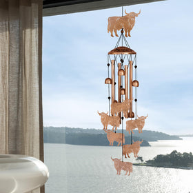 GDNSFIT six small cows alongside four tubes create harmonious movement