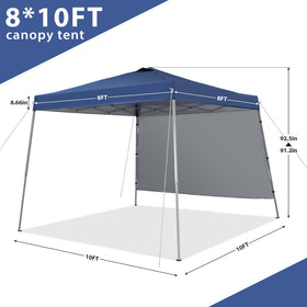 GDY 10x10 ft interior view highlights space for 6–8 people at gatherings