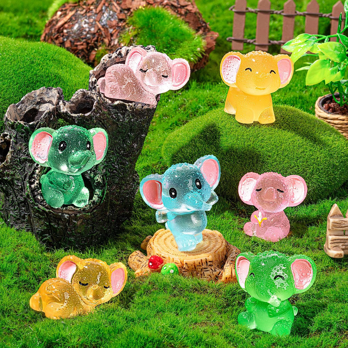 GDZRDFLH cute garden mini figures add whimsy to potted plants.