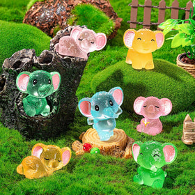 GDZRDFLH cute garden mini figures add whimsy to potted plants.