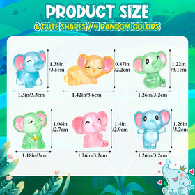 GDZRDFLH miniature elephants for animal lovers and home accents.