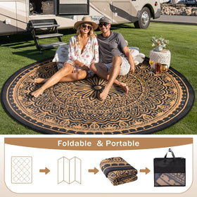 Geanlod waterproof stain-proof camping mat guards against spills.