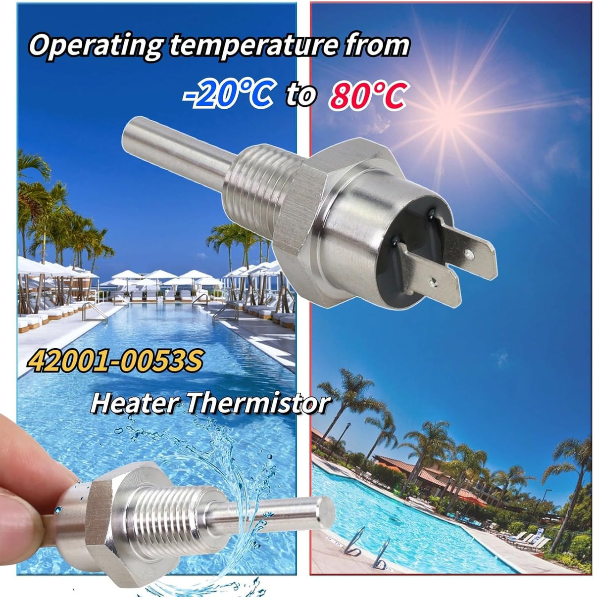 GEATaaT pool heater repair kit – installation video guides a quick DIY setup