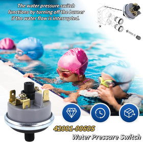 GEATaaT pool heater repair kit – pressure switch ensures consistent readings during operation