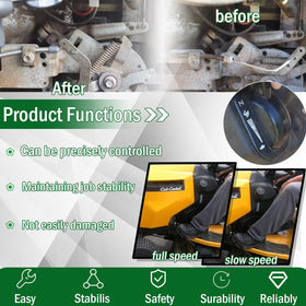 GEATaaT throttle cable for Cub Cadet ZT1-54 KH FAB supports reliable mowing.
