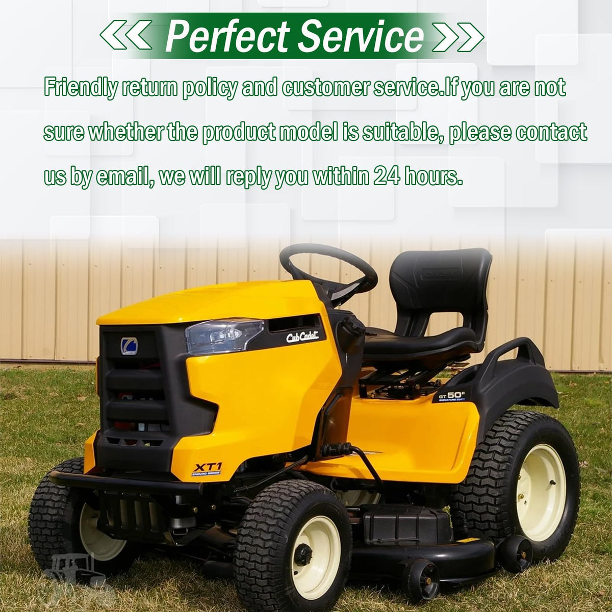 GEATaaT throttle cable during installation on a compatible lawn tractor