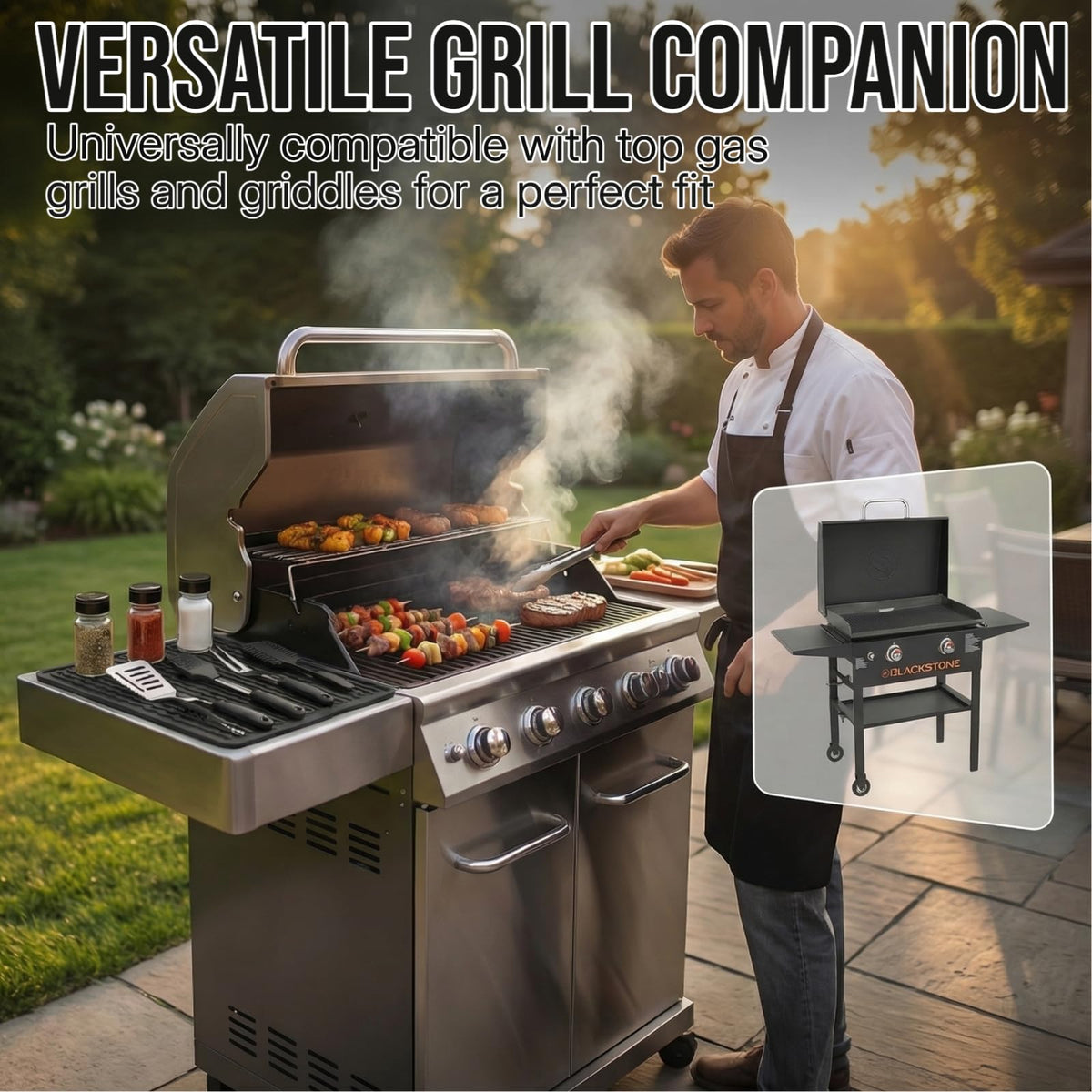Perfect gift for grill lovers on birthdays or Father's Day.