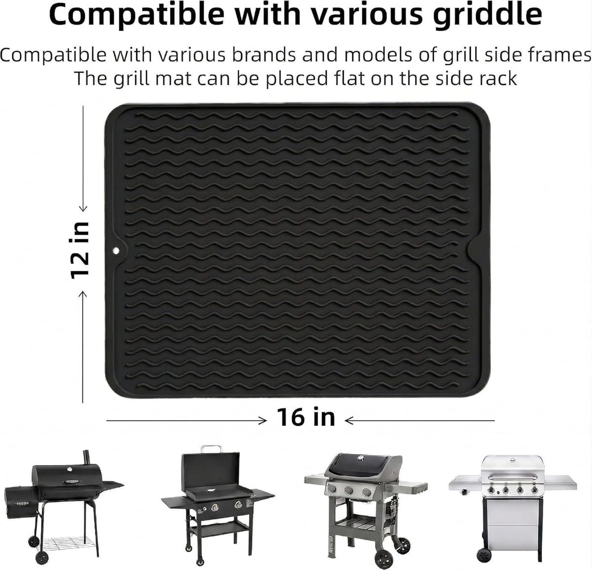 Geban mat keeps tools organized on a 16x12 inch surface.
