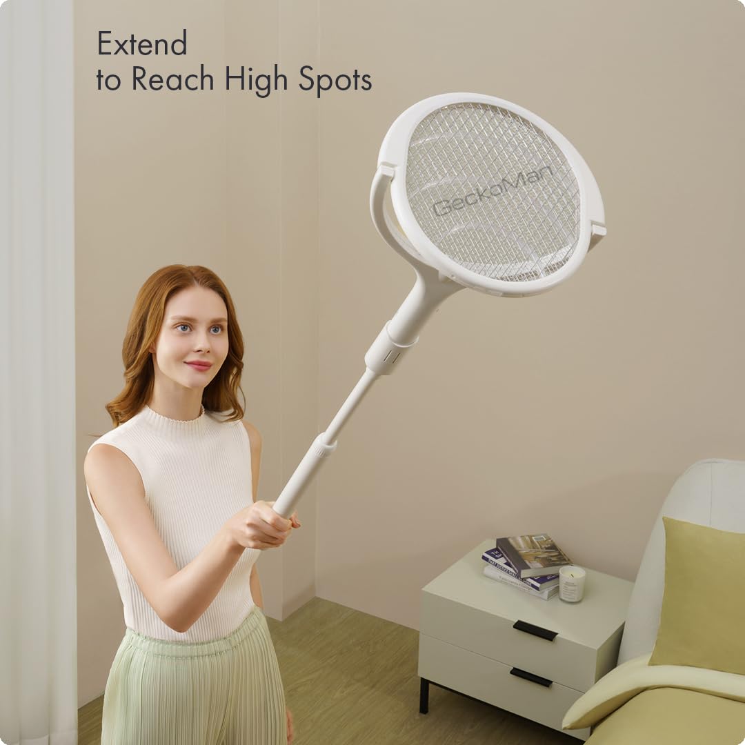 GeckoMan 3500V electric shock eliminates flies and mosquitoes quickly