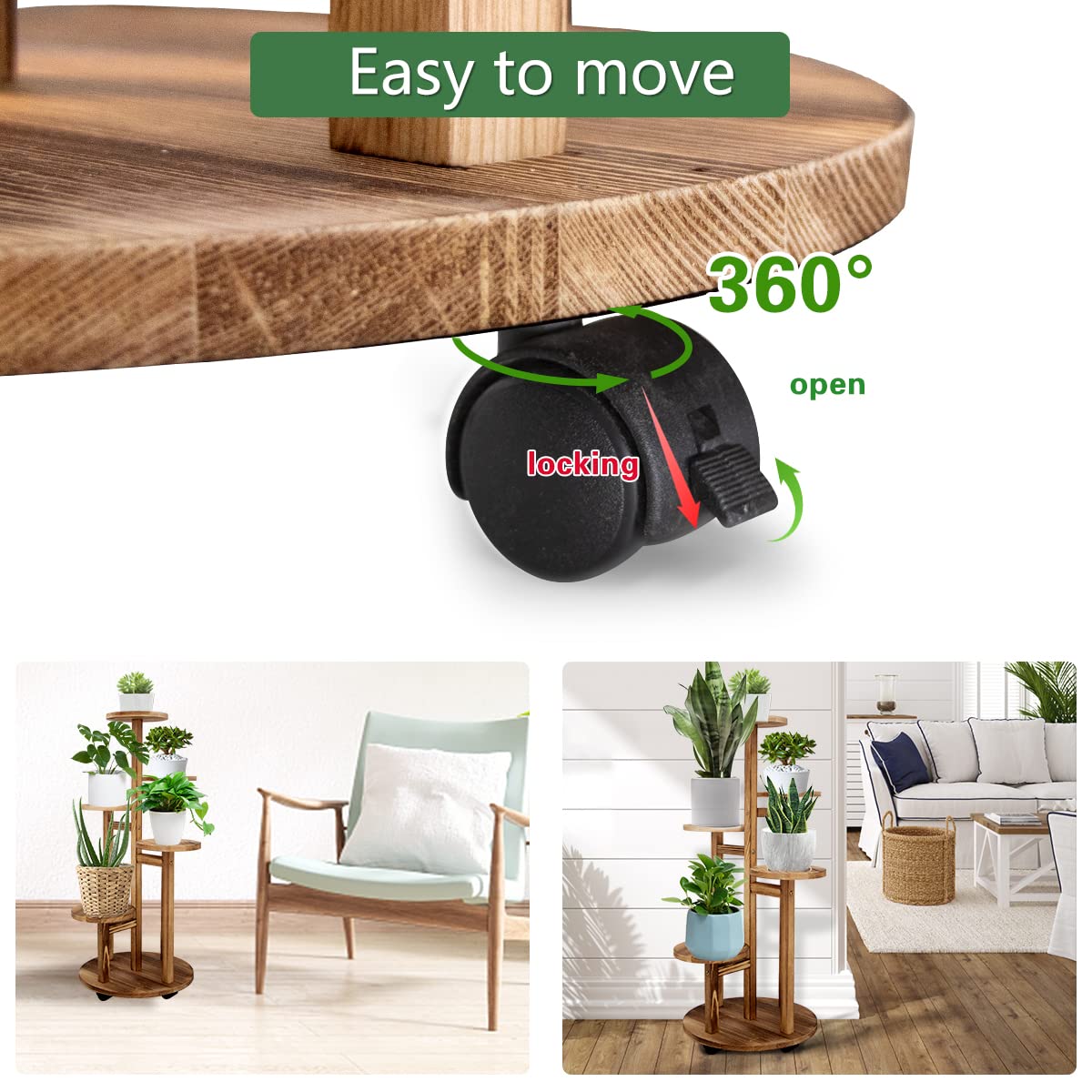 GEEBOBO easy-assembly with optional wheels for flexible setup.