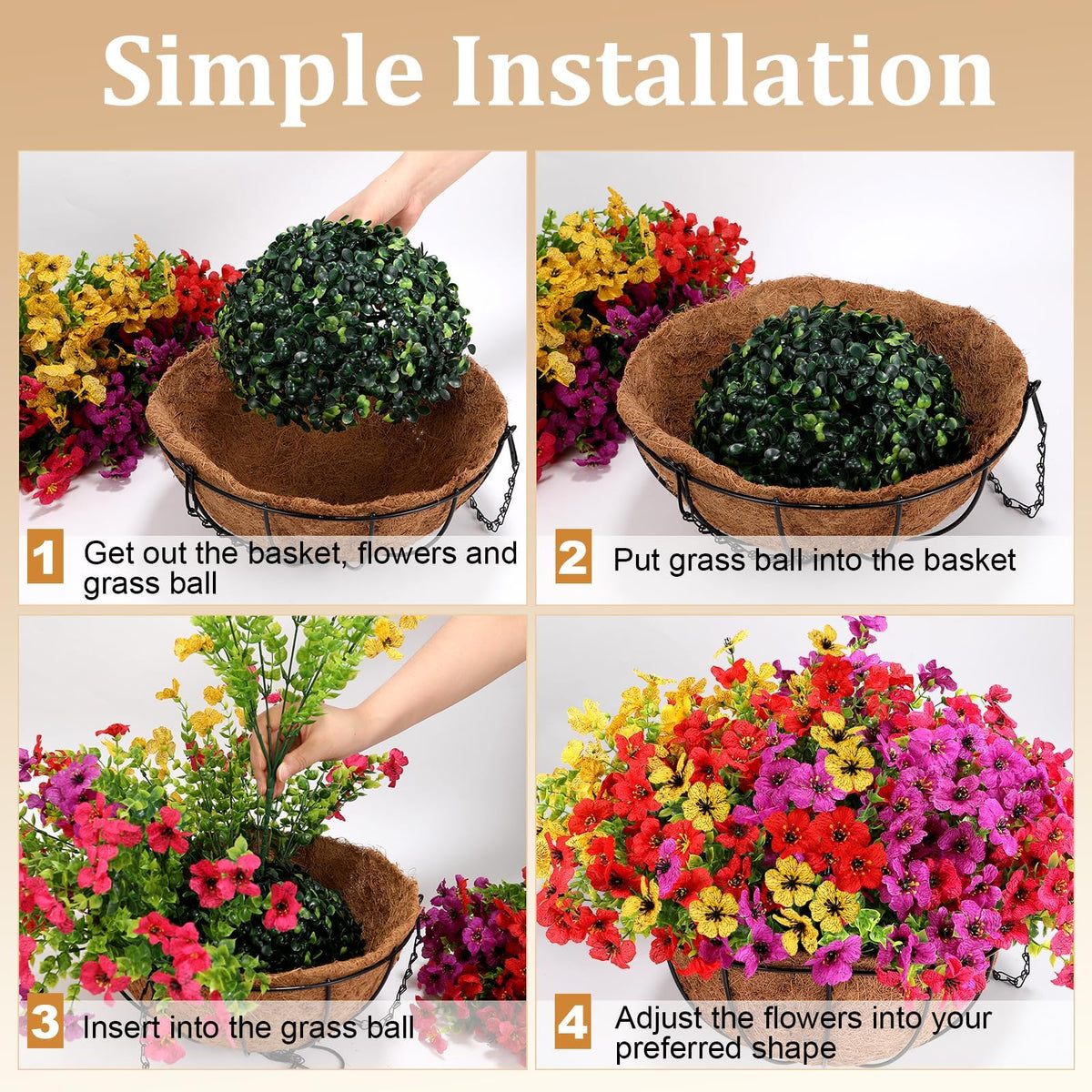 Geegoods gift-ready fake plants ideal for housewarmings and celebrations.