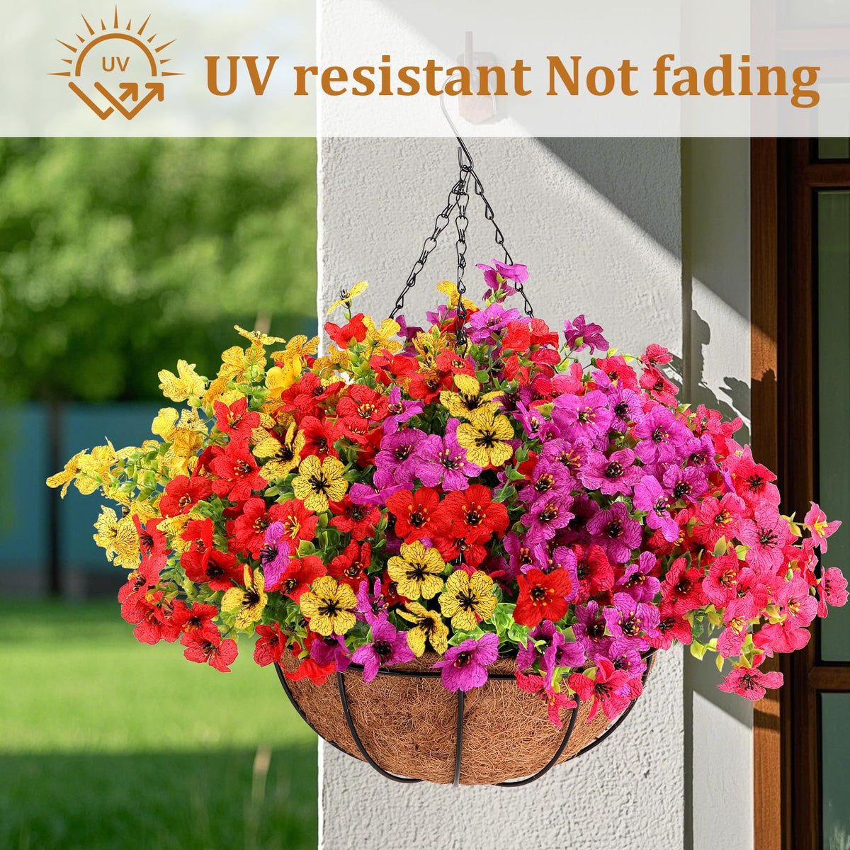 Geegoods UV-resistant plastic keeps colors bright in direct sun.