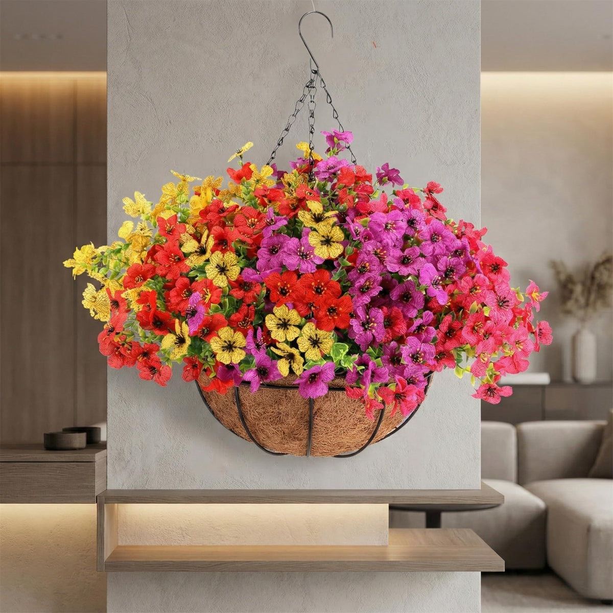 Geegoods year-round flower display adds continuous charm to spaces.
