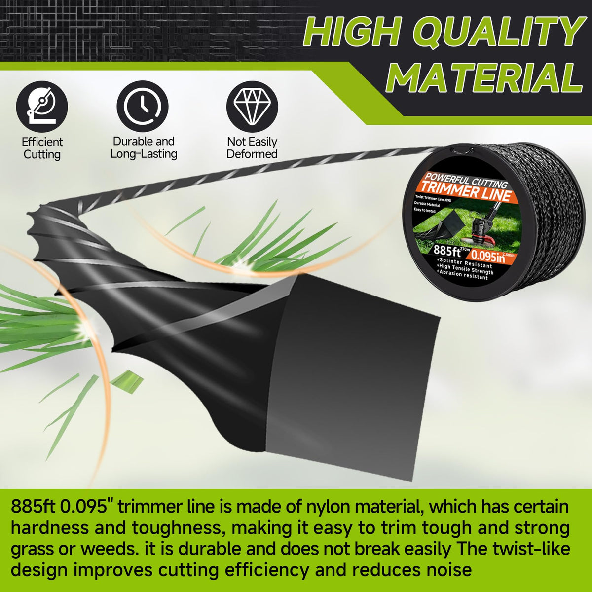 GeekNi easy-install design simplifies replacing old string.