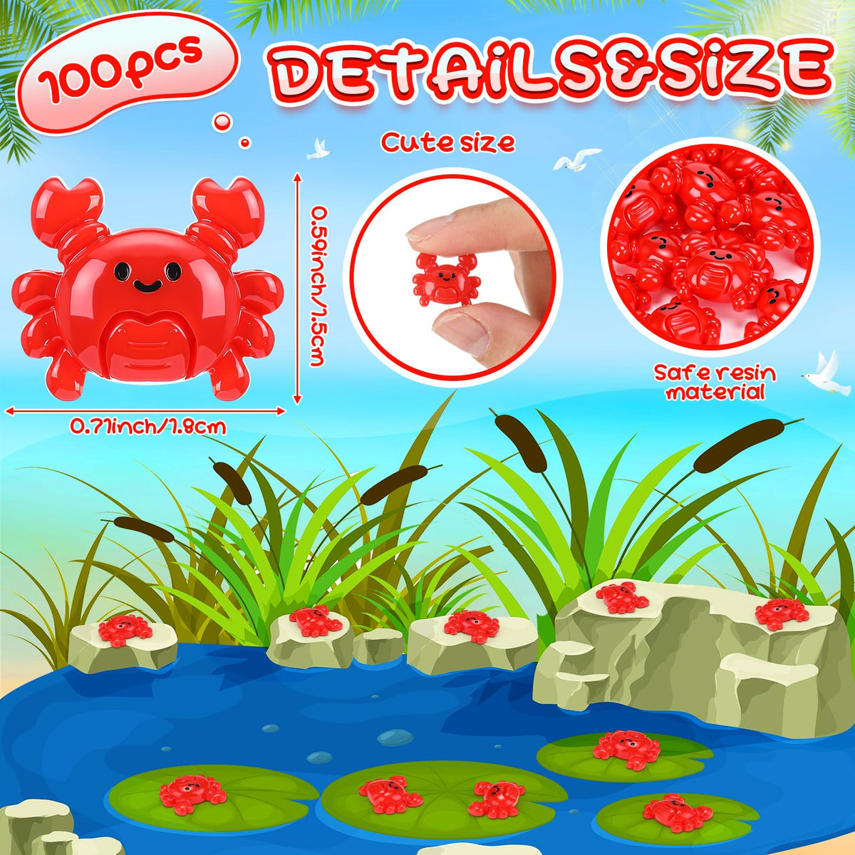 Geelin miniature crab figurine set enhances office desk displays with charm.