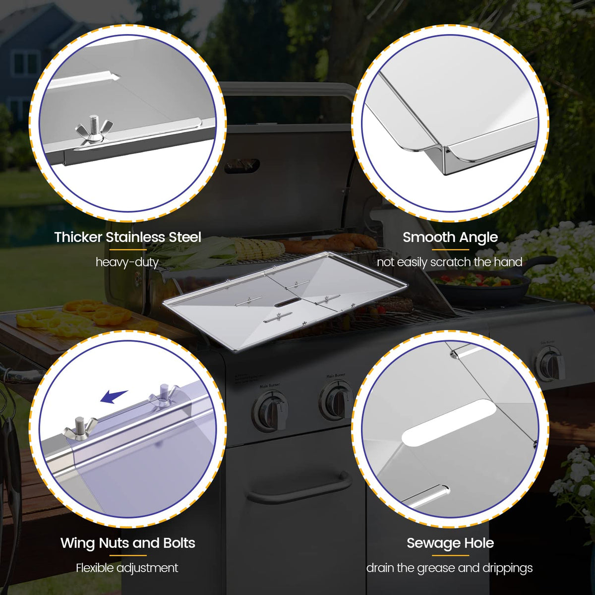 Geesta tray edge design prevents burrs for safe handling.