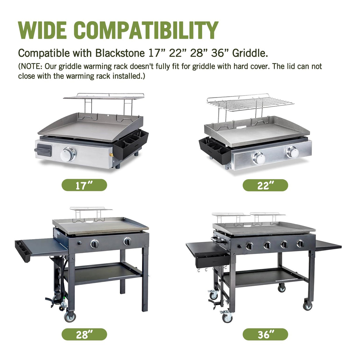 Geesta heavy-duty steel construction ensures lasting durability on the grill.