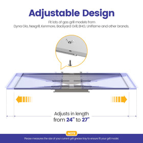Geesta stainless steel drip pan showing durable, rustproof construction.