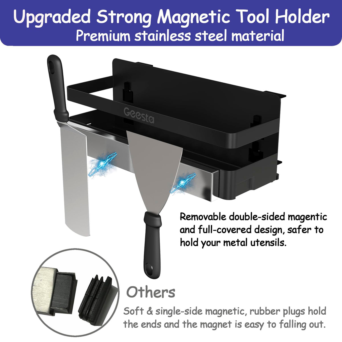 Geesta Upgraded Griddle Caddy paper towel holder keeps counters clean while cooking