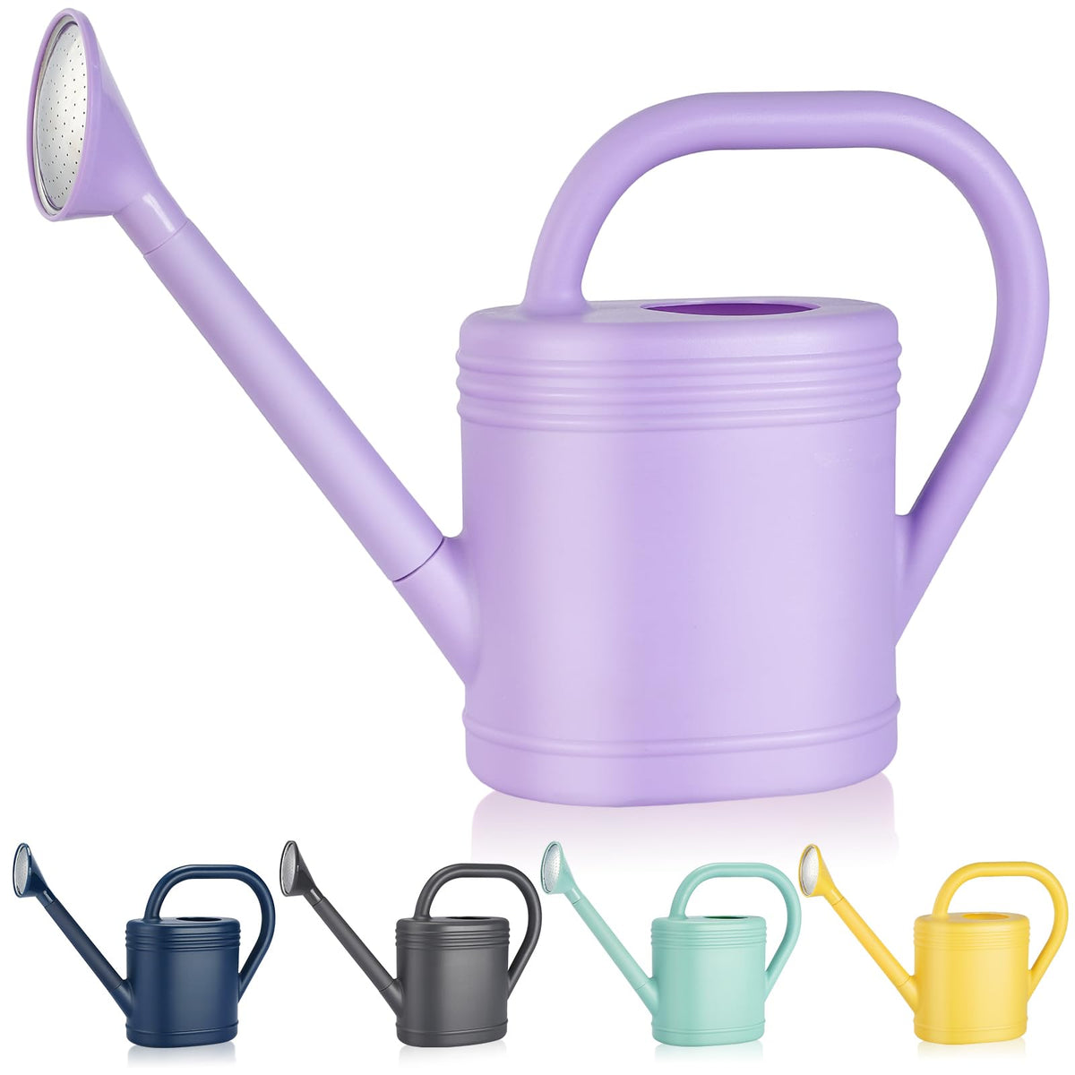 gegemaoyi 1-gallon watering can with long spout for precise indoor plant watering