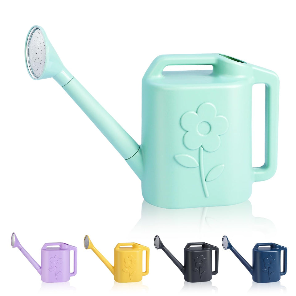 gegemaoyi 2.8L watering can with long spout for precise indoor watering.