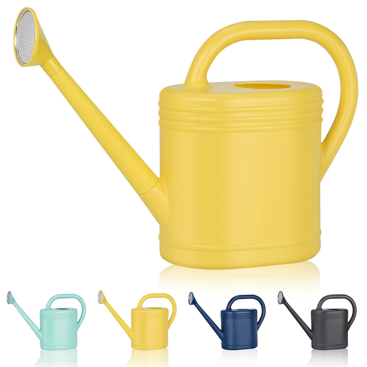 gegemaoyi 2-gallon watering can with long spout for precise indoor plant watering