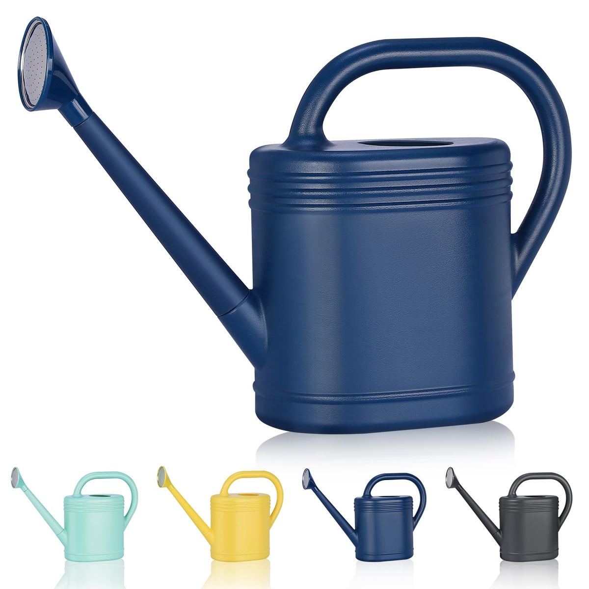 Gegemaoyi 2-gallon watering can with long spout for reaching hanging plants