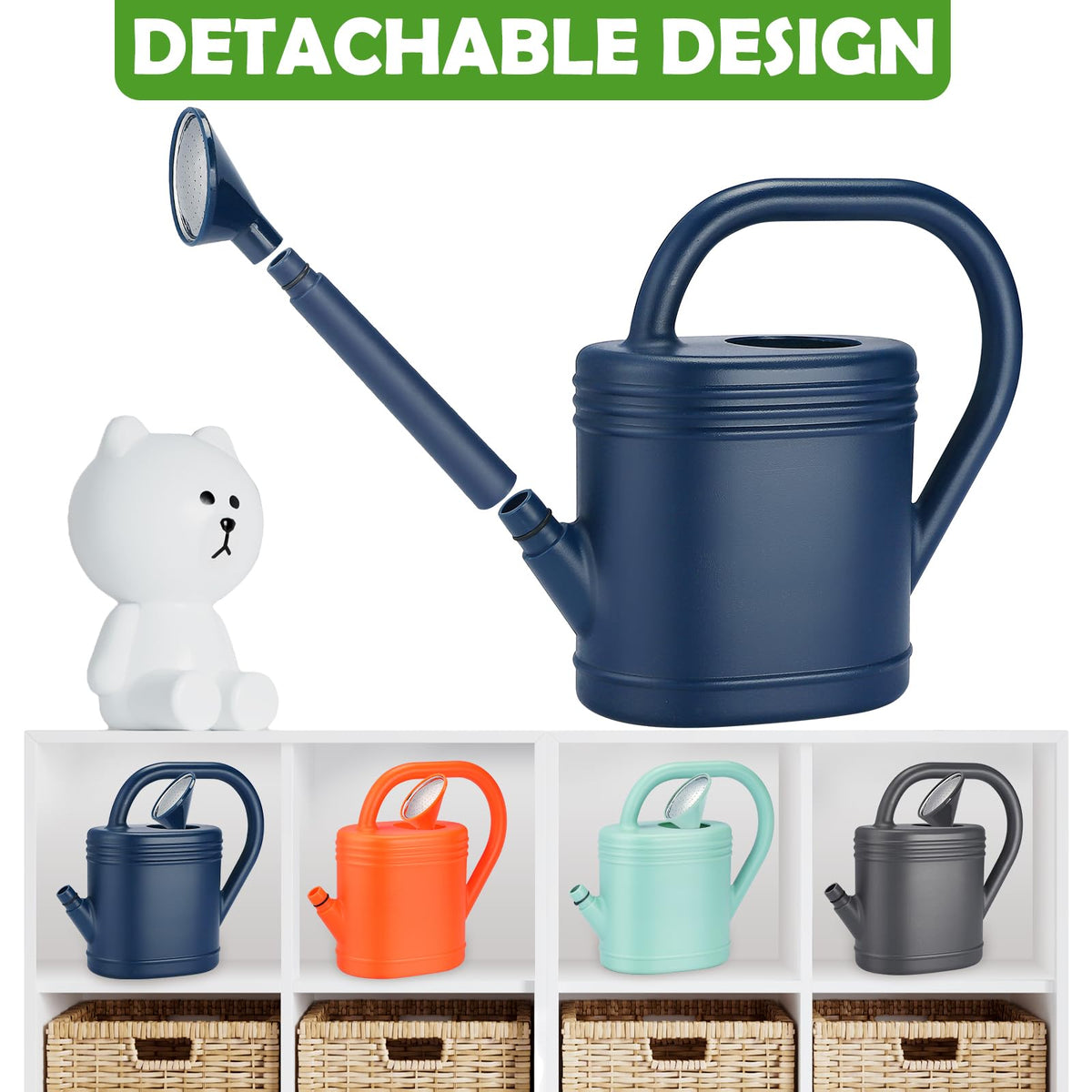 gegemaoyi detachable nozzle allows gentle spray for hanging plants