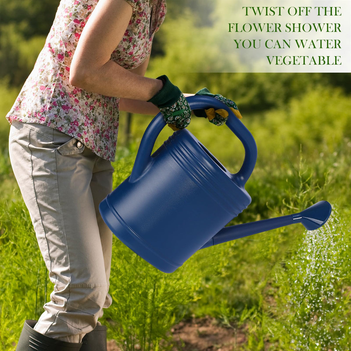 Gegemaoyi modern design watering can adds style to plant care