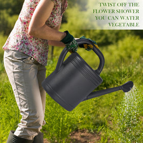 gegemaoyi 2-gallon capacity ideal for medium-size indoor/outdoor plants reducing refill trips