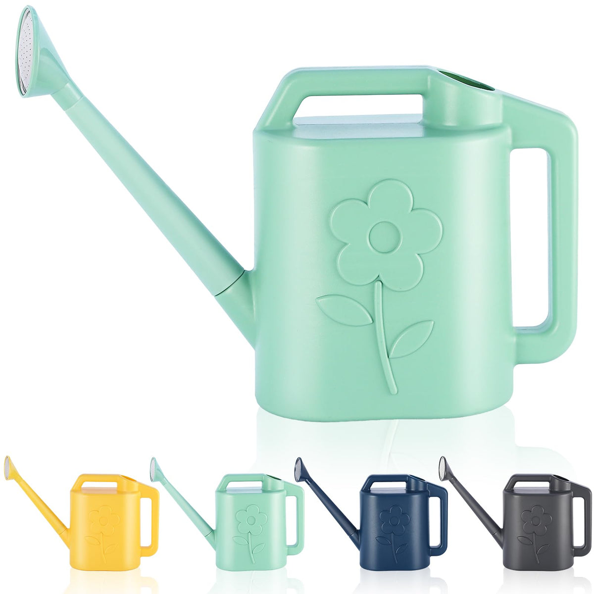 Gegemaoyi 2gal long-spout watering can for precise indoor irrigation.