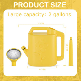 Gegemaoyi detachable nozzle enables gentle, adjustable watering for hanging plants.