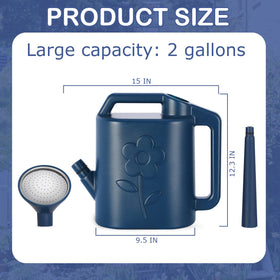 Gegemaoyi detachable nozzle watering can for easy, controlled outdoor irrigation