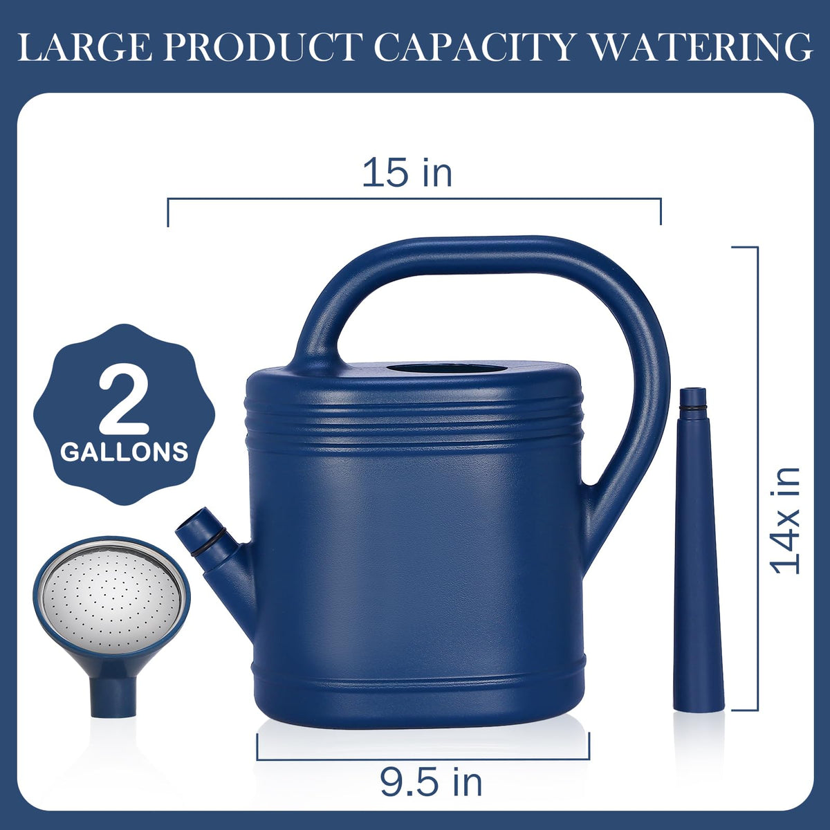 Gegemaoyi watering can with detachable nozzle for precise indoor watering