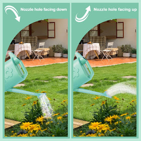 Gegemaoyi sprinkler-head feature provides even coverage for pots and garden beds.
