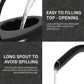 Gegemaoyi rust-proof stainless steel can built for indoor and outdoor watering.