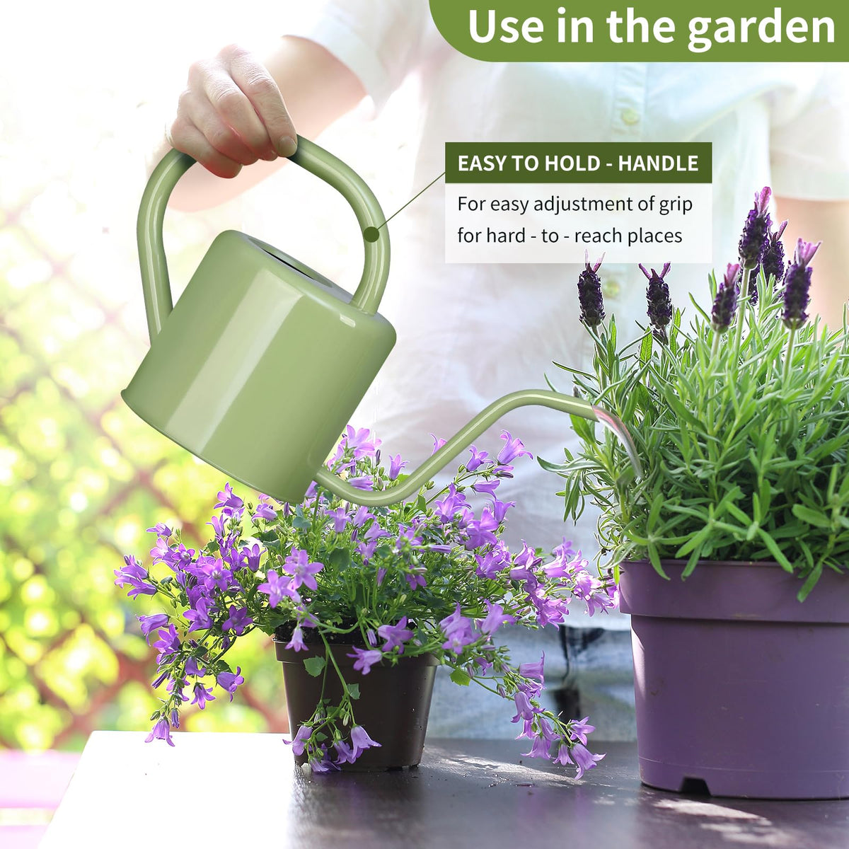 gegemaoyi watering can wide-mouth opening enables quick refills with minimal spills
