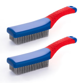 Gegraterwa wire brush rust removal close-up for faster cleanup on metal surfaces