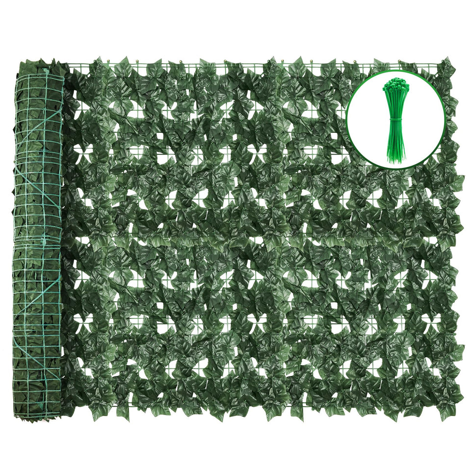 GEIGUIWA artificial ivy fence panel 1 offers private outdoor screening and year-round greenery.