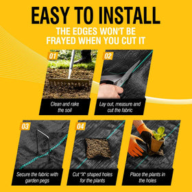 GEIGUIWA installation stripes guide precise cuts for a tidy fit.