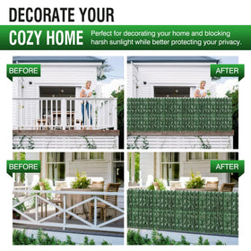 GEIGUIWA maintenance-free fence withstands sun without watering
