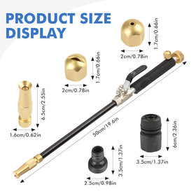 Geila high-pressure wand adjustable twist nozzle for versatile cleaning angles