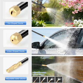 Geila high-pressure wand with fan spray for broad, efficient rinsing