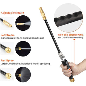 Geila hose quick-connect release for fast, leak-free setup