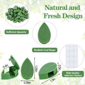 Geiserailie acrylic adhesive stickers are clear and wall-friendly for vine mounting.